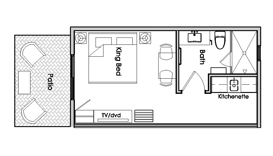 Garden Studio Floor Plan 897x512 Oceanside Resort