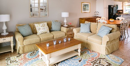 View of Mattakesett Townhouse E5 - Living Room