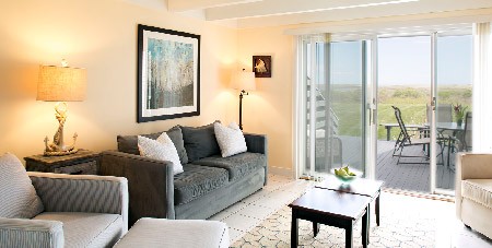 View of Living Room in G2 Mattakesett Townhouse Plus Loft
