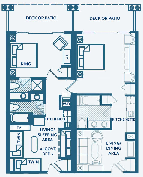 Great Point Suite Floorplan