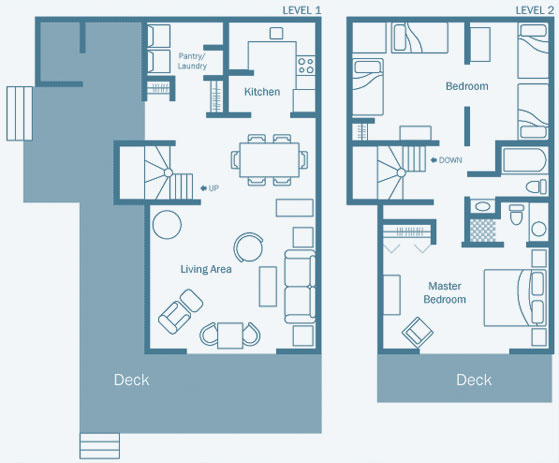 Duplex floor plan